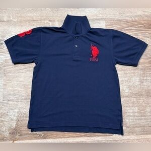 U.S. Polo Assn Shirt Boys Navy Blue